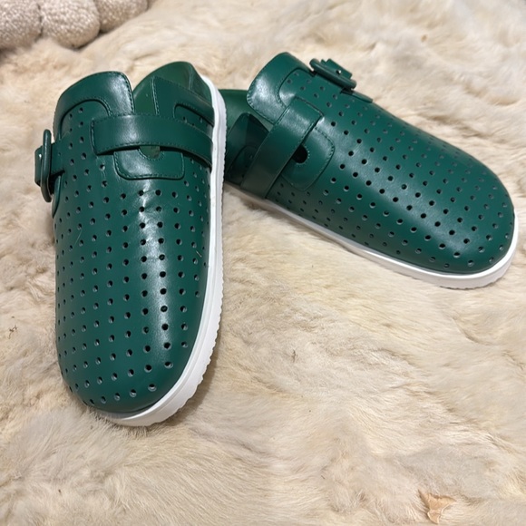 Charlotte Stone green mules 9 - Picture 4 of 6